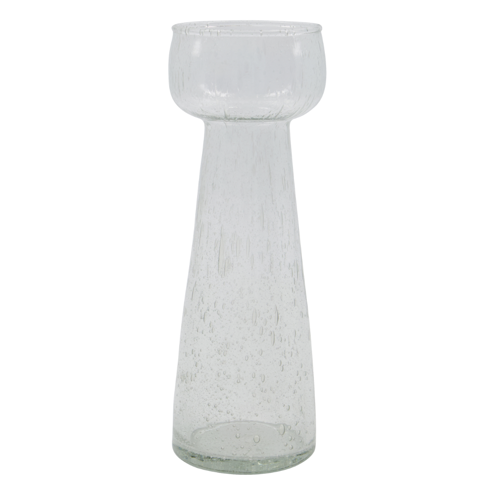 Tuur vase, klar - H22,5 cm